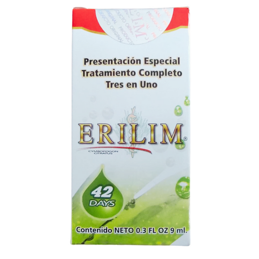 ERILIM | Extracto gotas Té de Limón 42 Días | Gastritits | Helicobacter pylori cymbopogon citratus | Bienestar Estomacal | Soporte para la Digestión | aceite esencial